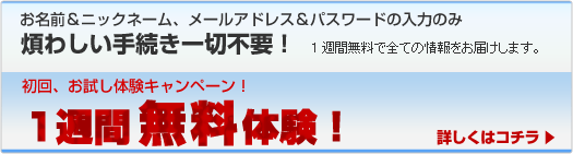 リアルタイム銘柄情報 メルトレ!1週間無料体験!
